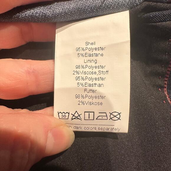 NWT PJ Paul Jones Size Large Blazer Sportcoat Black Pocket Square Office Work - Picture 5 of 15